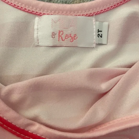 Mila & Rose 2T Girl Valentine’s Day All You Need Is Love Twirl Dress - Picture 10 of 16